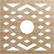 Ekena Millwork Chevron Wood Fretwork Pierced Ceiling Medallion, Red Oak, 40"OD x 10 3/8"ID x 1/4"T CMWP40X40X0250CHRO - alternate 1